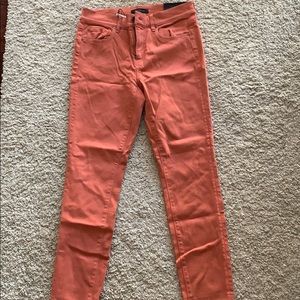 Ann Taylor Coral Skinny Jeans Size 4 NWT